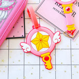 Cute Cartoon Star Wing Magic Wand Suitcase Luggage Tag